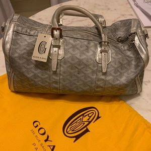 Goyard Limited Edition Silver / Croissiere 35